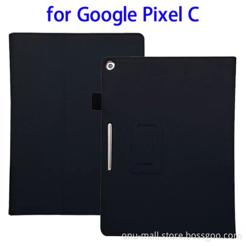 Litchi Texture Leather Flip Cover Case for Google Pixel C Tablet Case